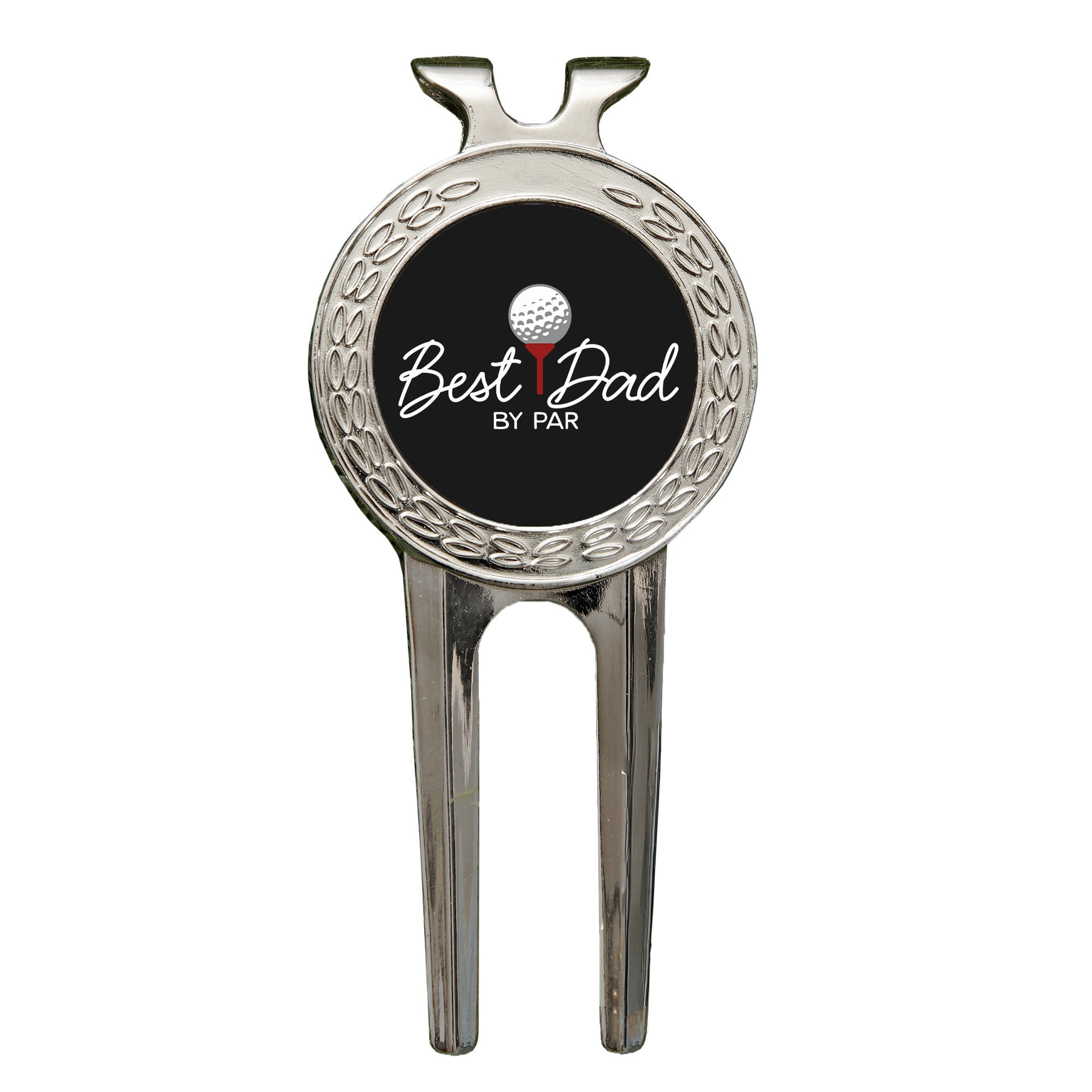 Personalization Mall Best Dad By Par Divot Tool, Ball Marker & Clip