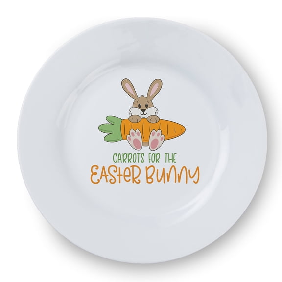Personalization Mall Carrots For The Easter Bunny Easter Plate