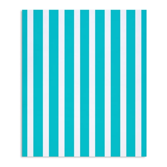 Personalization Mall Classic Stripe Turquoise Beach Blanket