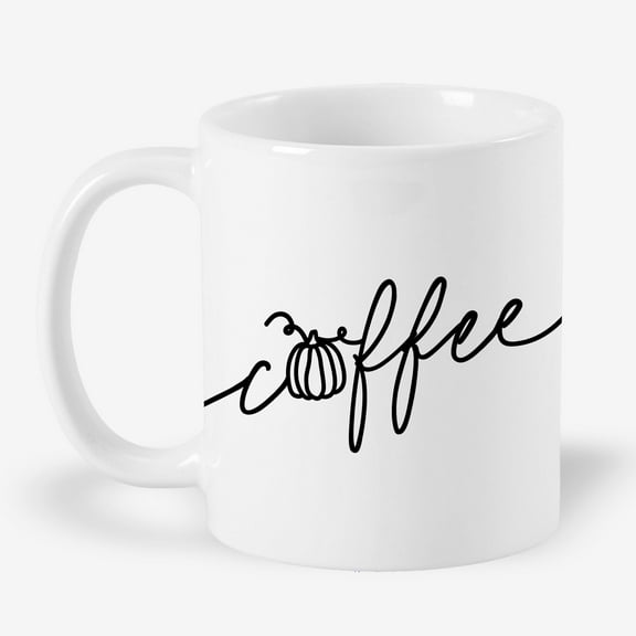 Personalization Mall Coffee Jack O' Lantern Mug 11oz.- White