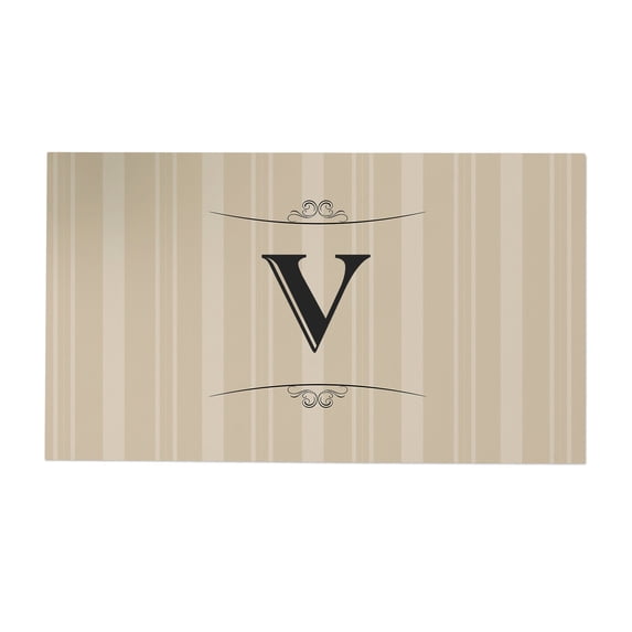 Personalization Mall Elegant Monogram Doormat, 18" X 27"