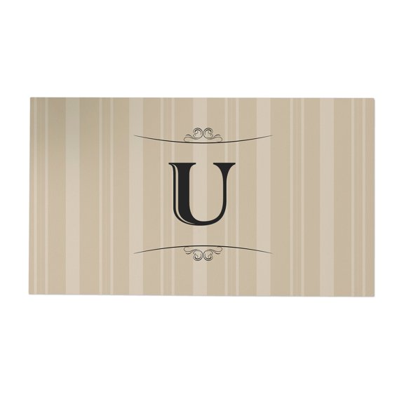 Personalization Mall Elegant Monogram Doormat, 18" X 27"