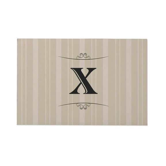 Personalization Mall Elegant Monogram Doormat, 20" x 35"