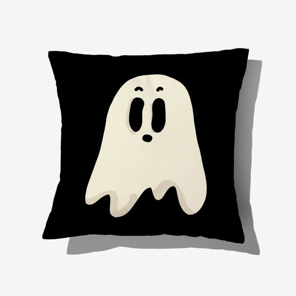 Personalization Mall Ghost Halloween Throw Pillow 14"
