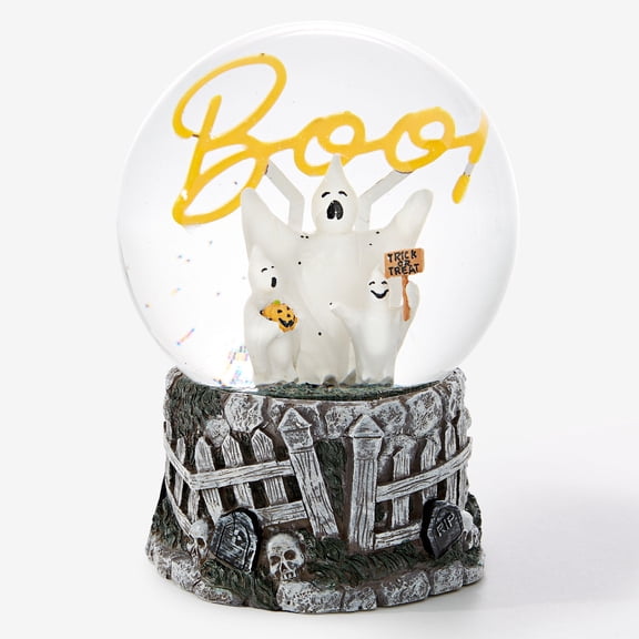 Personalization Mall Ghostly Glow Light-Up Halloween Snow Globe