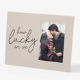 thumbnail image 1 of Personalization Mall How Lucky Are We Off-Set Picture Frame, 1 of 4