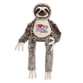 thumbnail image 1 of Personalization Mall I Love You Slow Much Long Legged Sloth Stuffed Animal, 1 of 3