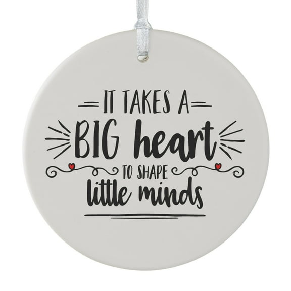 Personalization Mall It Takes A Big Heart Teacher Ornament