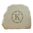 thumbnail image 1 of Personalization Mall Laurel Monogram Standing Garden Stone, K, 1 of 4