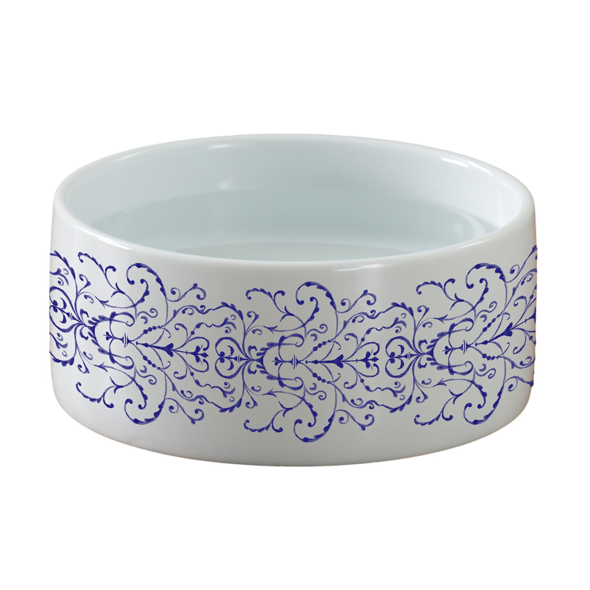 Personalization Mall Ornamental Print Pet Bowl, Small