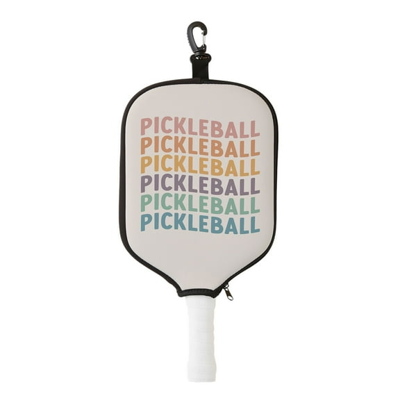 Personalization Mall Pastel Pickleball Pickleball Paddle Cover