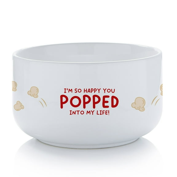 Personalization Mall Pop of Love Personalized 14 oz. Snack Bowl, I'm So Happy