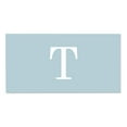 thumbnail image 1 of Personalization Mall Simple Initial 30x60 Beach Towel, Powder Blue, 1 of 4