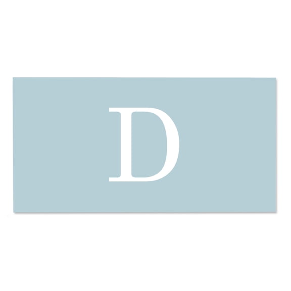 Personalization Mall Simple Initial 30x60 Beach Towel, Powder Blue