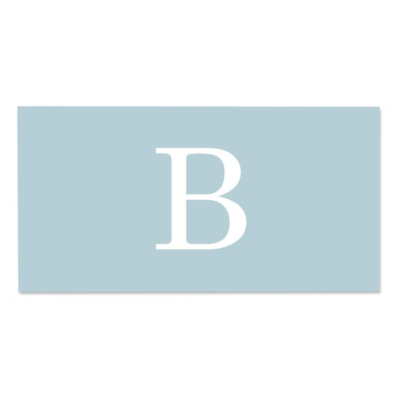 Personalization Mall Simple Initial 30x60 Beach Towel, Powder Blue