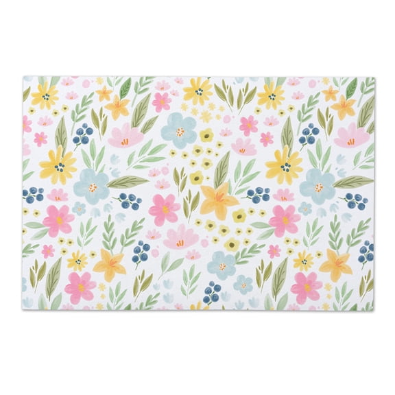 Personalization Mall Spring Greenery Doormat- 18x27