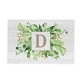 thumbnail image 1 of Personalization Mall Spring Greenery Letter Doormat, 18" x 27", 1 of 3