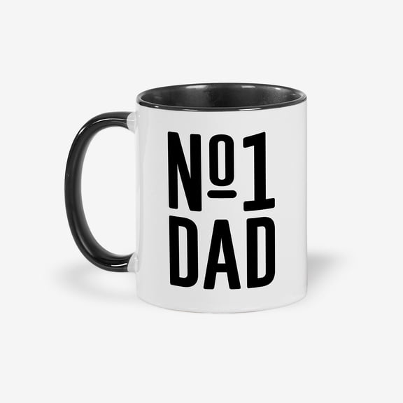 Personalization Mall Squared Initial 11 oz. Black Coffee Mug