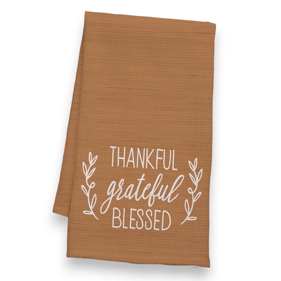 Personalization Mall Thankful Grateful Blessed Hand Towel