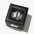 thumbnail image 1 of Personalization Mall Vegan Leather 2 Slot Watch Box, O, 1 of 2