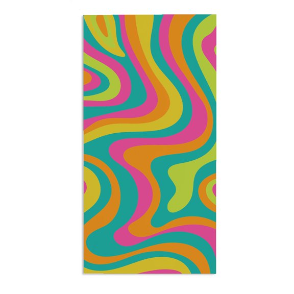 Personalization Mall Wavy Fun 30x60 Beach Towel