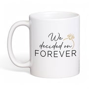 Personalization Mall We Decided on Forever White 11 Oz. Coffee Mug