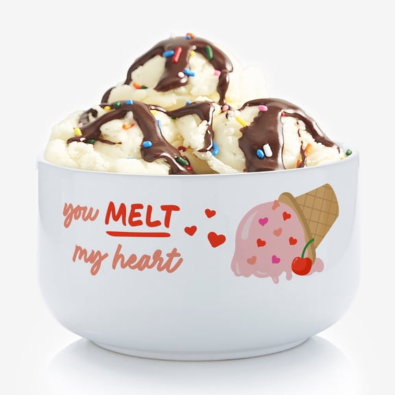 Personalization Mall You Melt My Heart 14 oz. Ice Cream Bowl