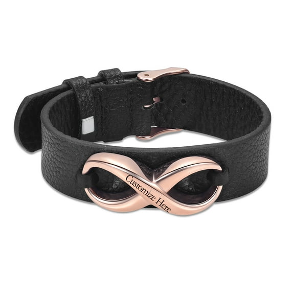 Personalize 24cm Max. Length Adjustable Stainless Steel Infinity Ashes Urn Pendant Cremation Jewelry For Ashes Bracelets