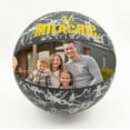 thumbnail image 1 of Personalize Customized Basketballs, Customize Name, Logo, Text, Photos on Basketball, Official Size 7 (29.5") & Size 6 (28.5") & Size 5 (27.5"), Indoor Outdoor Leather Basketball Gifts, 1 of 7