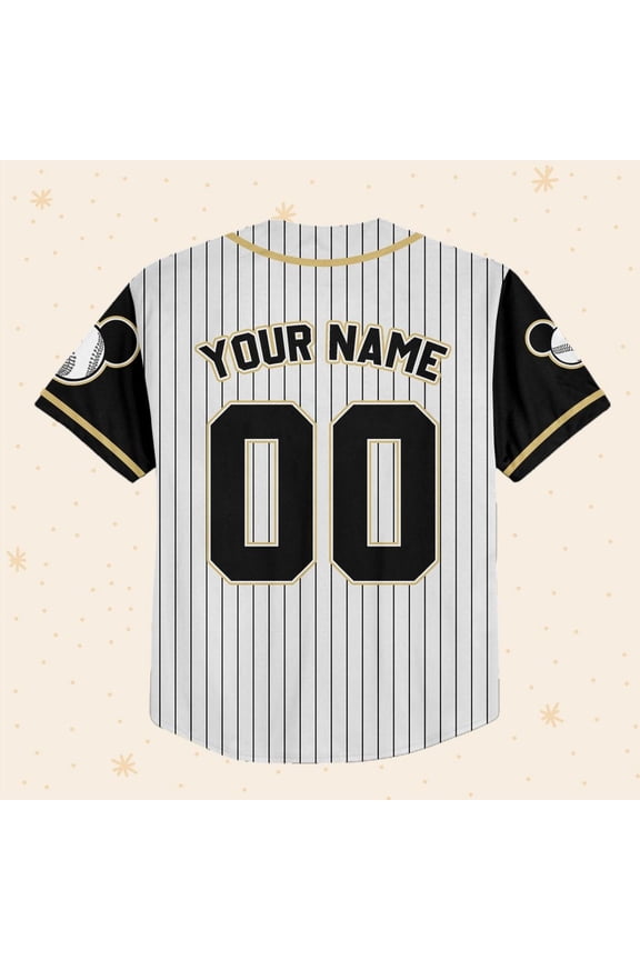Personalize Disney Mickey Baseball Jersey - Wondermento
