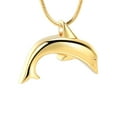 thumbnail image 1 of Personalize Dolphin Cremation Jewelry Memorial Necklace Cremation Urn Necklace for Ashes Urn Keepsake with Gift Box, 1 of 5