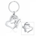 thumbnail image 1 of Personalize Hummingbird Love Heart Keepsake Cremation Jewelry for Ashes Holder Urn Keyring for Ashes of Loved One Memorial Keychian, 1 of 8