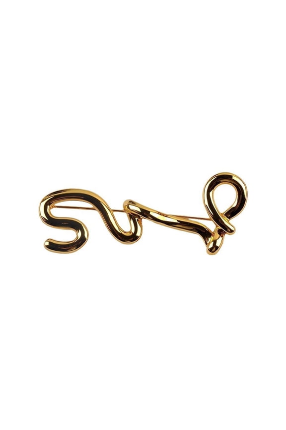 Personalize Letter Brooch Pin To Highlight Your Distinctive Styles Suitable for Diverses Occasions and Sturdy Use