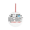Personalize Shaped Christmas Decor Embellishments Outdoor Christmas Decorations Hanging
