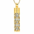 thumbnail image 1 of Personalize Stainless Steel Cut-Out Heart Cylinder Urn Pendant  Necklace for Cremation Ashes of Loved One Memorial Jewelry for Human Pet Ashes Hair Keepsake, 1 of 6