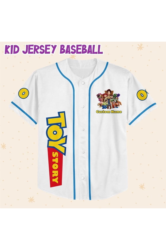 Personalize Toy Story Team Custom Disney Baseball Jersey - Wondermento