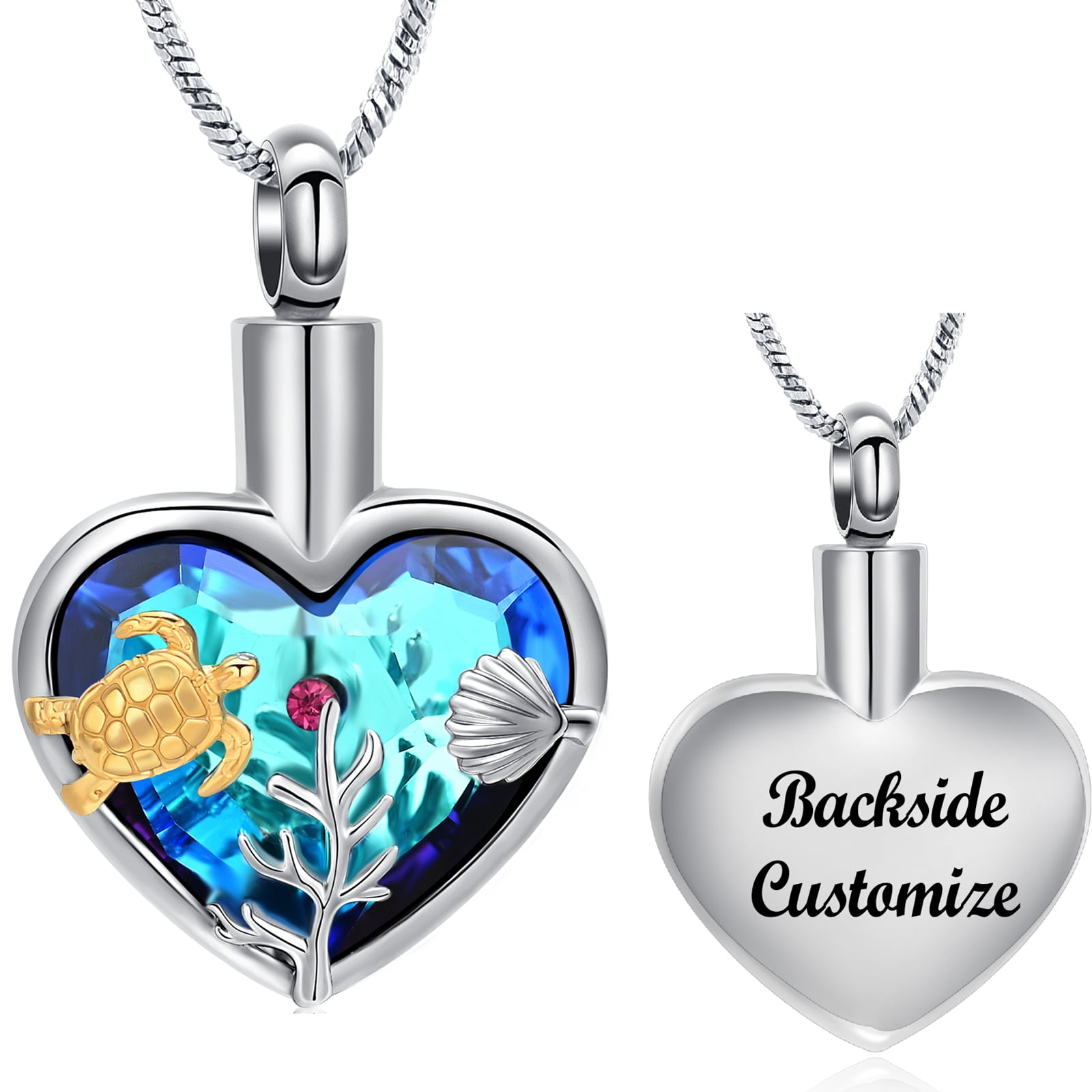 Médaille Pendentif Souvenir Living Locket – Acier Inoxydable Et Zircon – IMPRESS