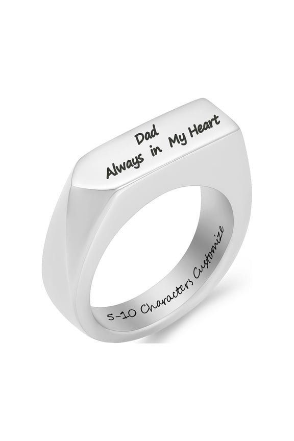 Personalize Wrench Urn Ring Memorial Cremation Jewelry for Ashes Holder Funeral Keepsake Finger Ring