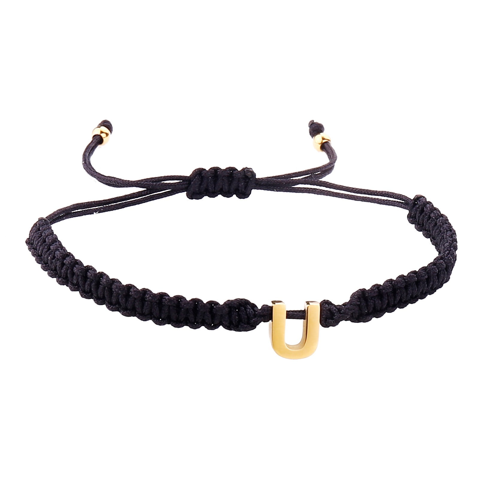 Bracelets for Teen Girls Personalized 26 Initial Bracelet 18K Gold