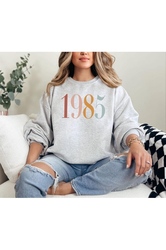 Personalized 40th Birthday 1985 Sweatshirt, Unisex