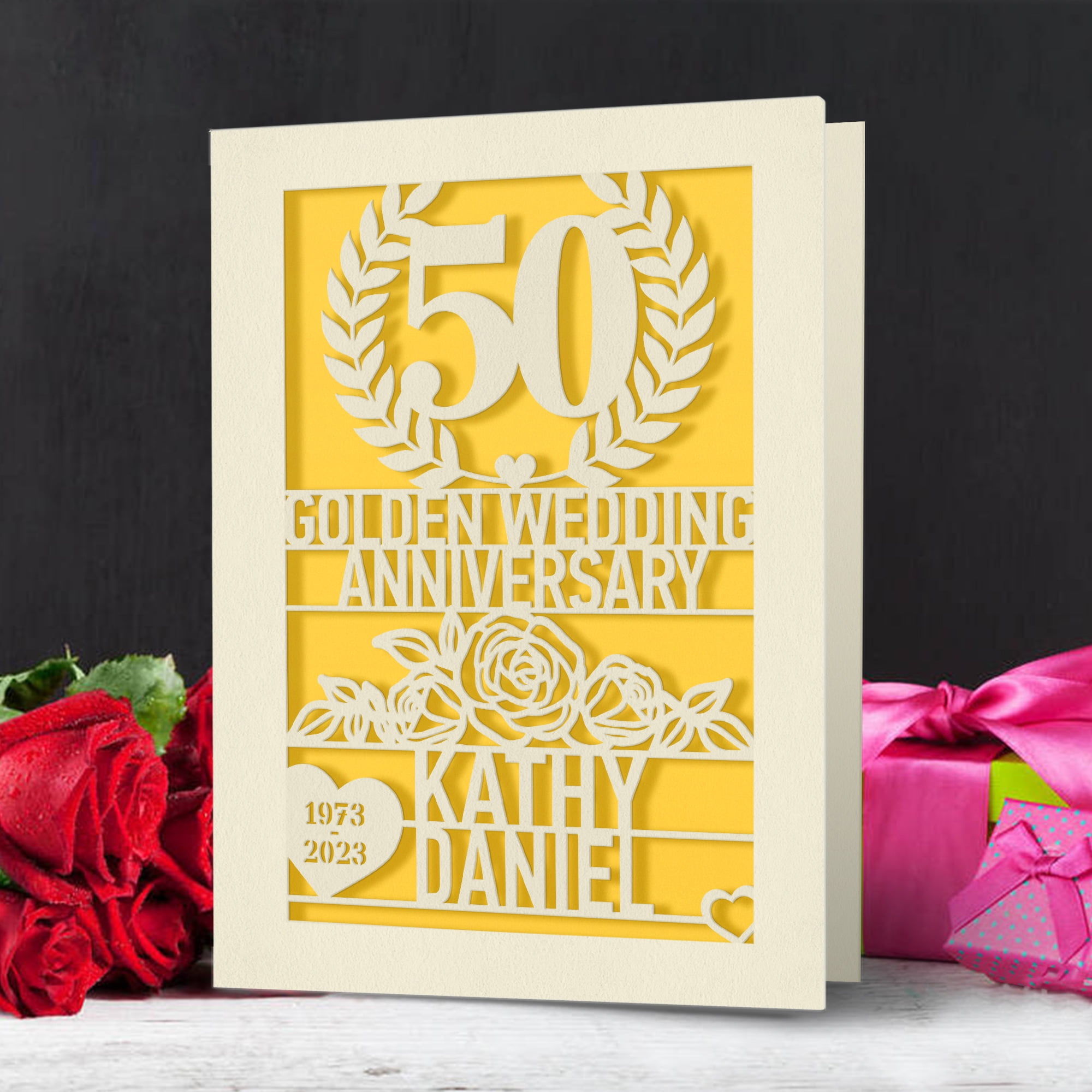 personalized-50th-golden-wedding-anniversary-card-golden-anniversary-50-year-gifts-greeting-card-for-parents-couples-wife-husband-walmart-com for 50th Wedding Anniversary Cards Free Printable Personalized 50th Golden Wedding Anniversary Card, Golden Anniversary 50 Year Gifts, Greeting Card for Parents Couples Wife Husband - Walmart.com for 50th Wedding Anniversary Cards Free Printable