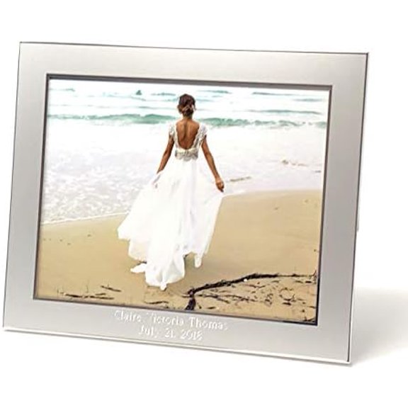 Personalized 8x10 Horizontal Photo Frame with - FREE Custom Text Engraving