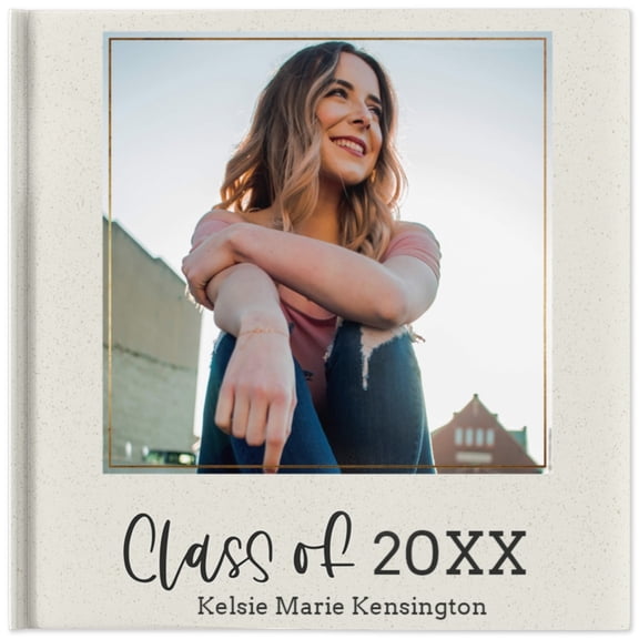 Personalized 8x8 Hard Cover Photo Book, Glossy Finish
