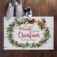 thumbnail image 1 of Personalized A Merry Little Christmas Indoor / Outdoor Doormat, 1 of 4