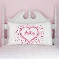 thumbnail image 1 of Personalized A Million Hearts Kids Pillowcase, 1 of 1