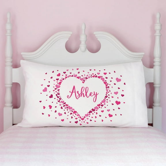 Personalized A Million Hearts Kids Pillowcase
