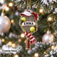 Personalized Acrylic Ornament, Tennis Racket Winter Tree Hanging for ...