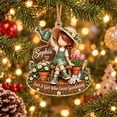 Personalized Acrylic Ornament, Watering Can Floral Christmas Tree ...