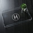 thumbnail image 1 of Personalized Acrylic Tray - Circle Initial, 1 of 1