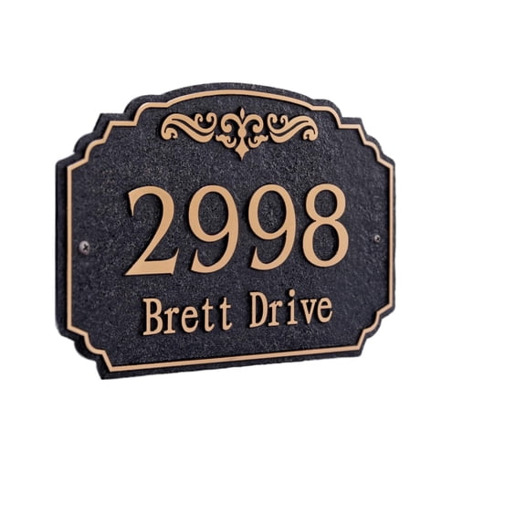 Personalized Address Plaque Custom House Number Sign Address Signs for Houses Indoor/Outdoor Use